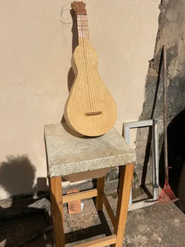 Viola de cocho mocho e ganzá 