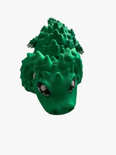 Dragão verde flexível