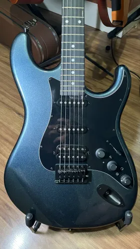 Guitarra Stratocaster Tagima Sixmart Metallic Deep Silver c/efeitos