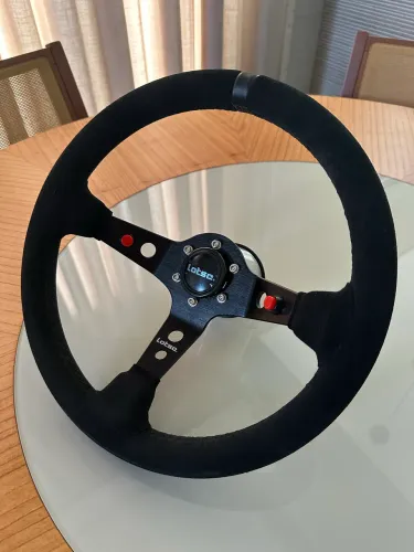 Volante Lotse Dakar em camurça  ( 7 dias de uso)