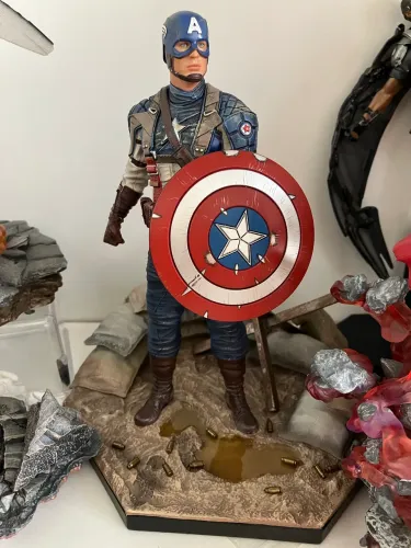 Capitão América Primeiro Vingador 1/10 Iron Studios