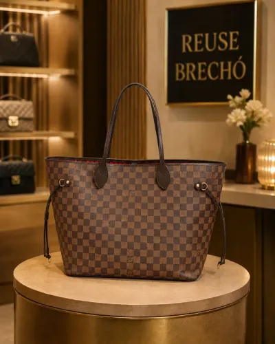 BOLSA LOUIS VUITTON tote Neverfull GM Damier Ébène 
