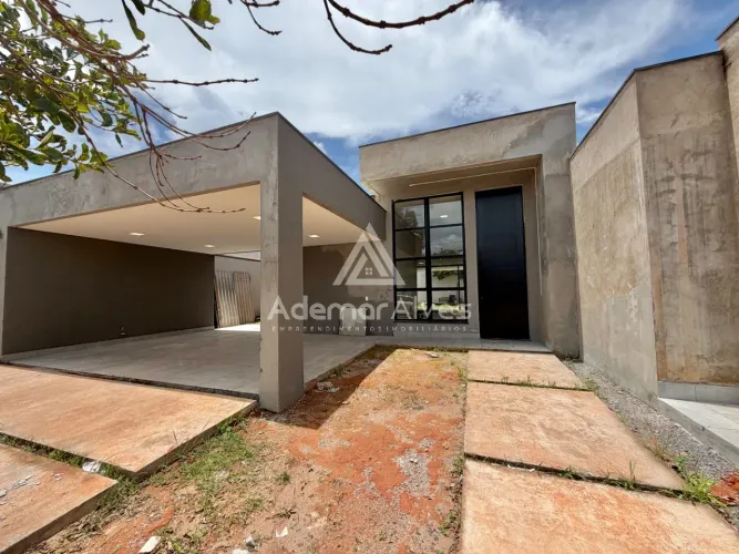 CONDOMÍNIO ESTÂNCIA QUINTAS DA ALVORADA, JARDIM BOTÂNICO - DF, LAGO SUL, CASA NOVA COM 03 