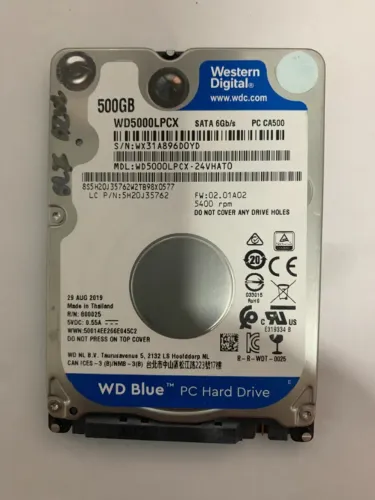 HD 500GB Western Digital com Windows 11 e Office 2024