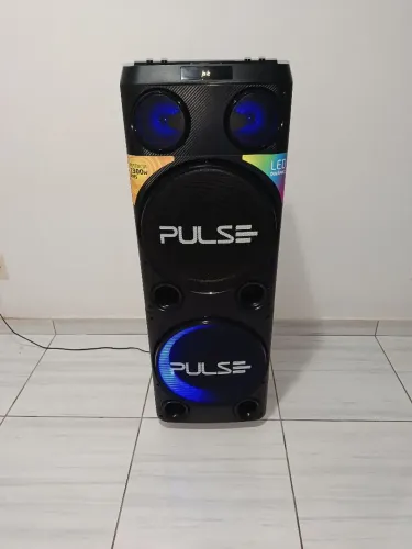Caixa de Som Pulse Super Torre Double 12
