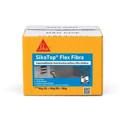 SIKATOP FLEX FIBRAS 18KG IMPERMEABILIZANTE PARA PISCINA E RESERVATORIO