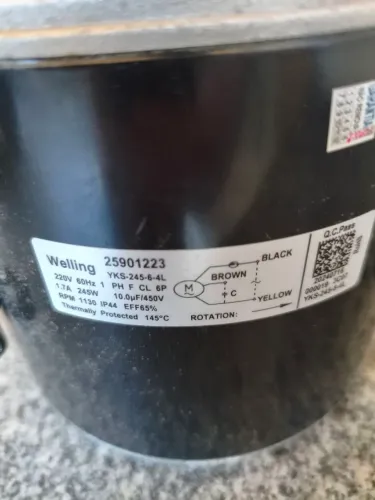 Motor ventilador condensadora Carrier 36.000 a 60.000 btus