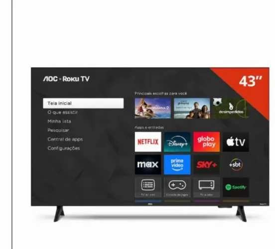 Smat TV AOC Roku em perfeito estado 