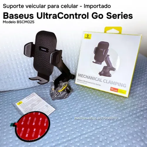 Suporte Veicular Baseus UltraControl 360º com Ventosa (Painel ou Vidro) - Original