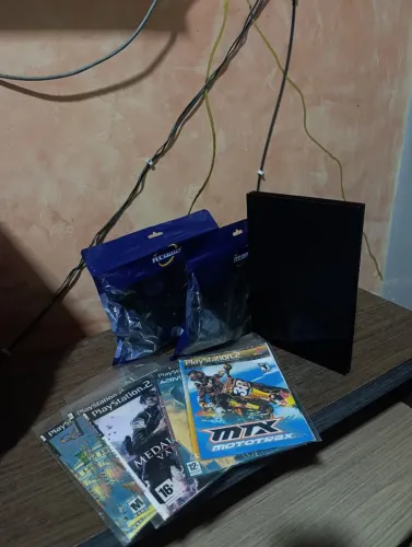 PS2 slim com leitor