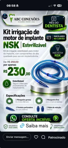 Kit Irrigação NSK