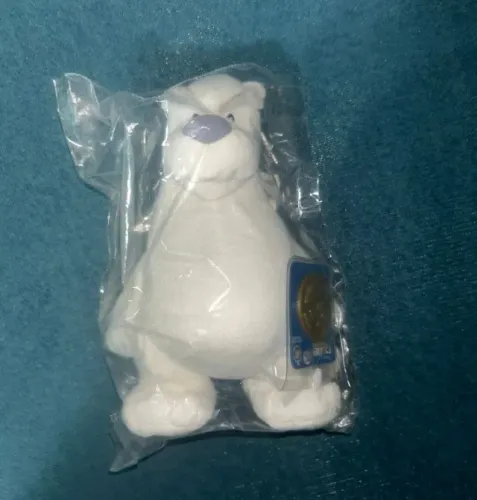 Club penguin pelúcia herbert p bear jakks pacific (com moeda e etiqueta)