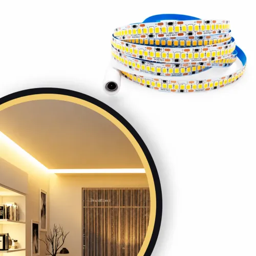Fita LED Maxbom 5 Metros 3000K Branco Quente 12V