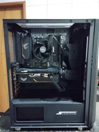 PC Gamer Ryzen 5 5600, Placa mãe B550M Aorus, GTX 1660 Super 6GB Tuf Gaming, 8GB ram, ssd