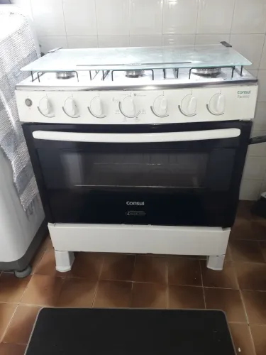 Fogao consul facilite automático pré aquecimento 6 bocas