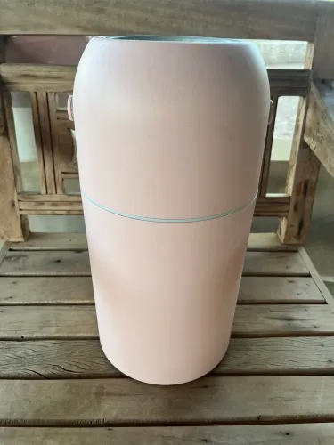 Lixeira Mágica Anti-Odor Para Fraldas Baby Mel 10L - Rosa (Excelente Estado)