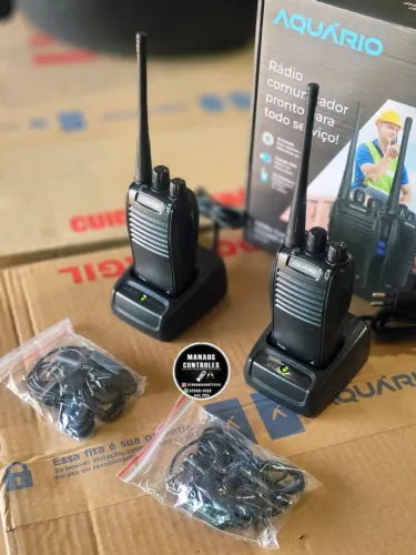 Par de Rádio comunicador Aquário. Dinheiro ou Pix