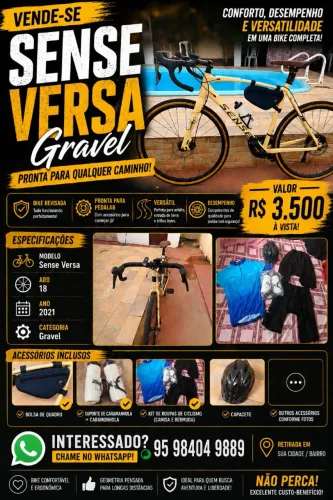 Bicicleta sense versa comp 2021 gravel