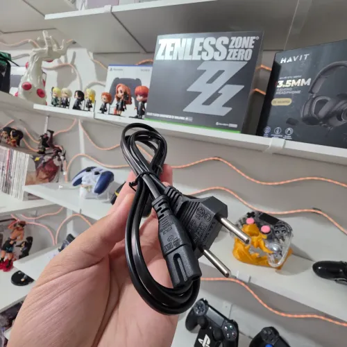 Cabo de Força/ Energia Bipolar p/ Televisão Playstation 3 PS4 PS5 Xbox One Series S X, TV