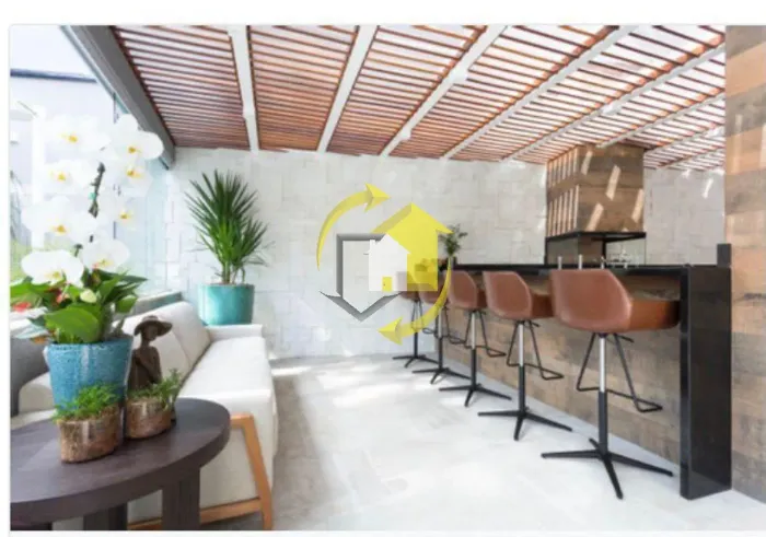 CONDOMÍNIO ARUÃ - 420 M² AC - MOBILIADO - 5 SUÍTES - 3 VAGAS