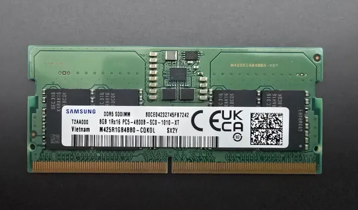Memória DDR5 8gb Samsung Notebook 