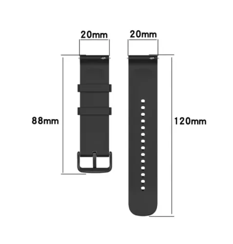 Pulseira de Reposição 20mm para Relógios Amazfit Gtr3 Gts Bip U Pro