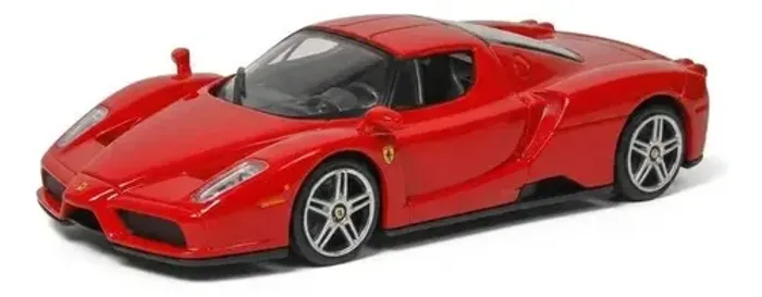 MINIATURA DE CARRO BURAGO 1:64 RACE & PLAY DRIVEFERRARI ASMT. (18-56000)