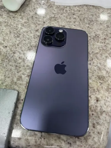 Iphone 14 pro max roxo 512gb super conservado