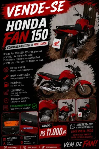 Moto abaixo do preço