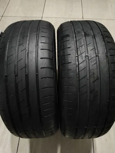 Pneu 205 55 17 Goodyear meia vida Volkswagen T-Cross, Nissan Kicks e Volkswagen Nivus.