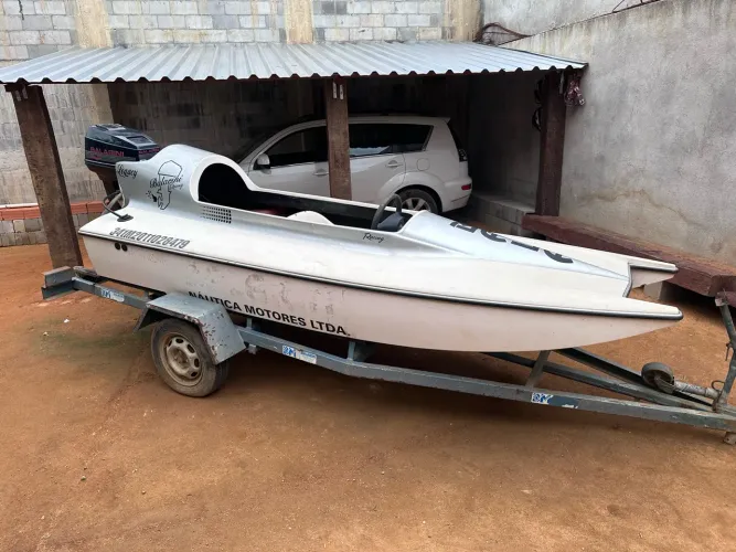 Lancha Catamarã 1987 Motor Forcer