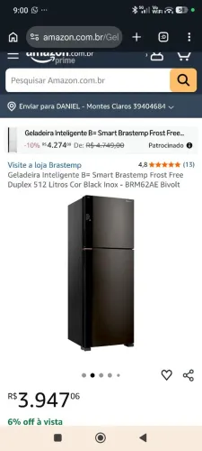Geladeira Brastemp 512L nova