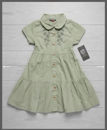 Vestido Menina Bordado 4 Anos Vince Camuto