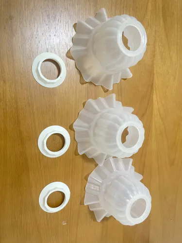 Jogo de tulipas ventilador de teto