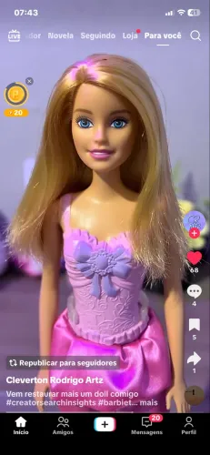 Barbie milly princesas da mattel