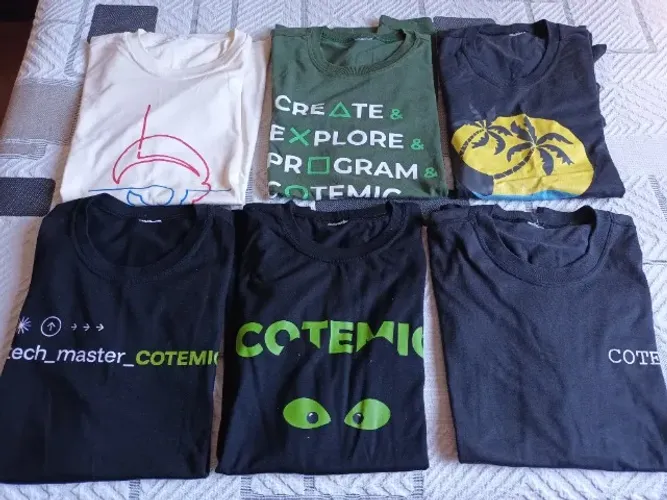 6 camisas de uniforme Cotemig 