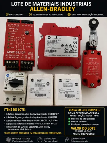 Reles de segurança Allen Bradley