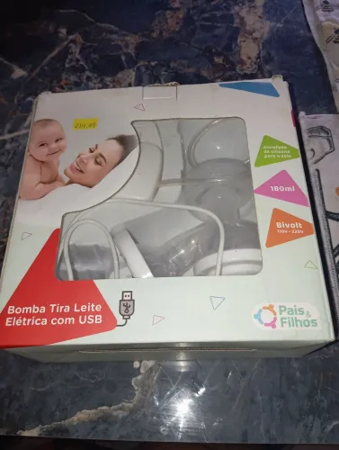 Bomba elétrica de tirar leite