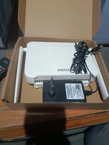 Onu Modem Nokia Gpon G 140w Md Wifi Bridge Gigabit Cor Branco