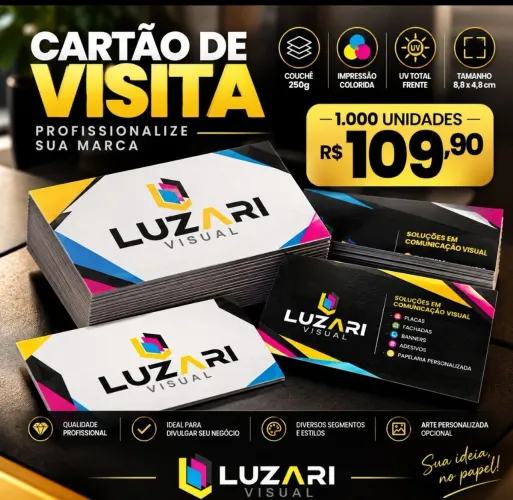 Cartões de Visita Personalizados