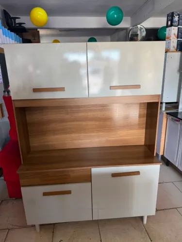 Armário cozinha 1,20m 4 portas 1 gaveta