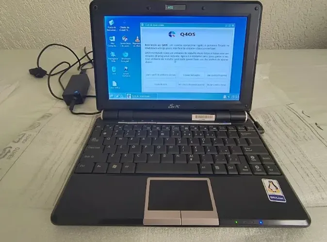 Netbook Asus Eee PC 1000H sistema  (LINUX), 10 polegadas
