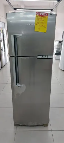 (((12X99,00))) 354LTS 110V FROST FREE AÇO INOX GELADEIRA DUPLEX EM ÓTIMO ESTADO