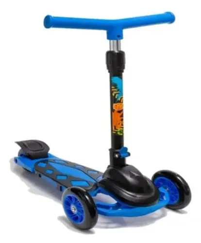 patinete dm toys radical power azul