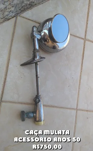 Retrovisor caça mulata - acessório anos 50