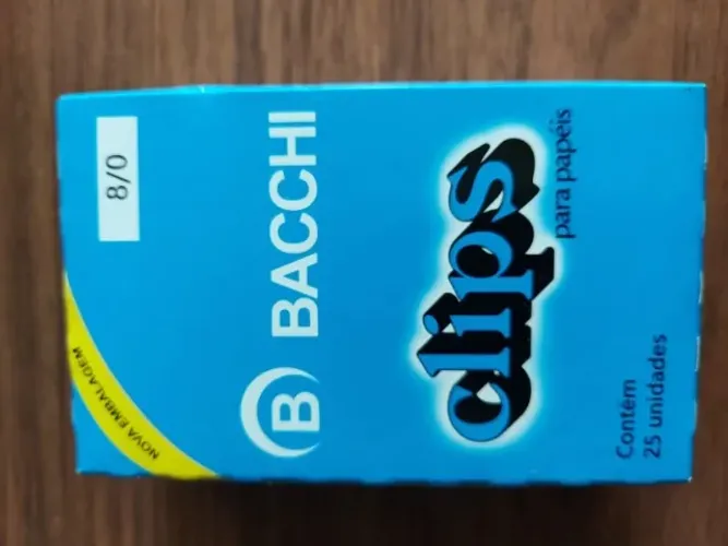 Clips Aço Galvanizado Premium N° 8/0 - Bacchi