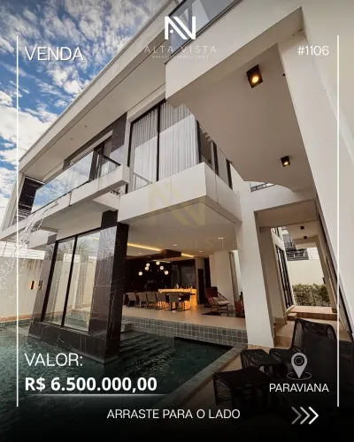 Casa de 4 suítes em Caçari, Boa Vista 637m² por R$6,5mi