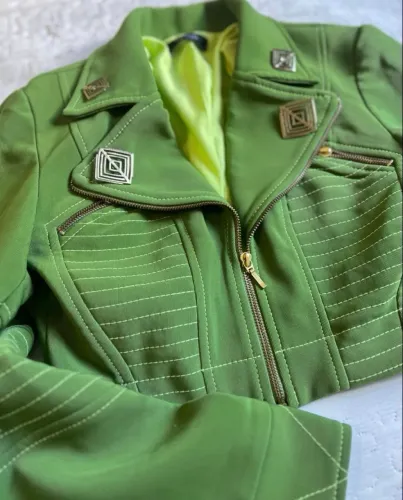 Jaqueta Tufi Duek Pesponto Verde P