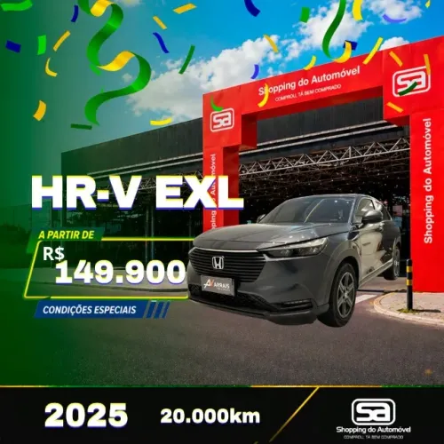 Honda HR-V EXL 1.5 Sensing 16V 5P Aut. 2025