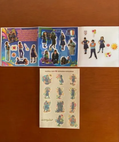 Adesivos e tatuagem Chiquititas